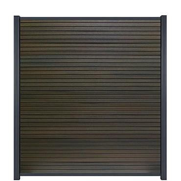 Fencyscherm WPC Rabatplank Rhombus (140mm) Chocolate 20x150x1780mm