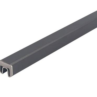 Aluminium bovenlijst laag model  antraciet 7016 1770mm