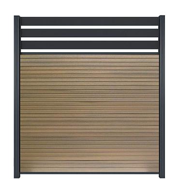 Fencyscherm WPC Rabatplank Rhombus (140mm) Coconut 20x150x1780mm