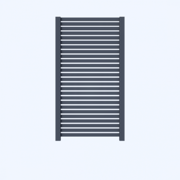 Fencyscherm Aluminium sight plank Antraciet 7016 20x50x1780mm