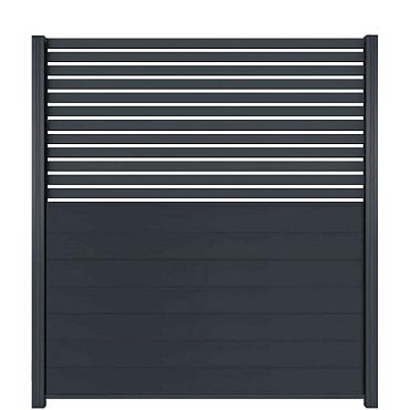 Aluminium sight plank antraciet 7016 20x50x1785mm