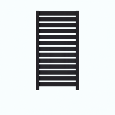 Fencyscherm Aluminium sight plank Zwart 9005 20x100x1780mm
