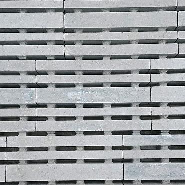 Lineaire grastegel 40x60x12cm Grijs