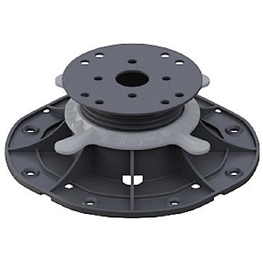 WM stelpoot, hoogte 45-70mm incl. hoek t.b.v. aluminium profiel (verpakking 70 st.)