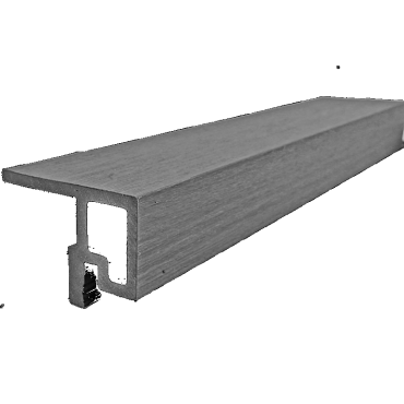 Legro AC10 Rhombus aansluitprofiel 6x4,3x360 cm (w.m.60x35) Basalt