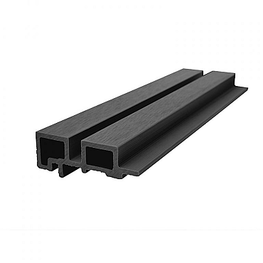 Legro AC20 Rhombus hoekprofiel 8,95x4,5x360 cm (w.m.80x45) Basalt