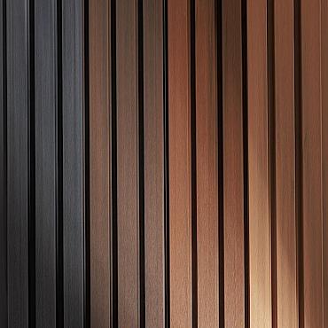 Legro FS15 Rhombus 15x2x360 cm (w.m.140mm) Burned Wood