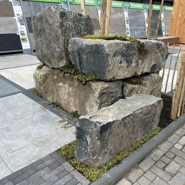Kalksteen (findlinge) Stapelstenen