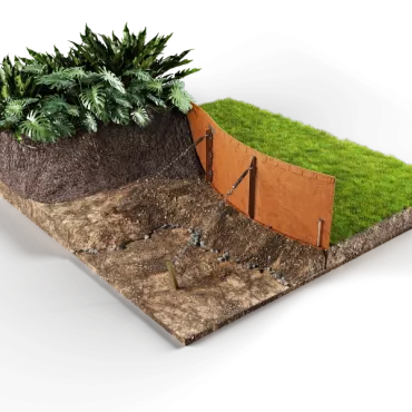 Flexline 400 x 2200 mm Corten
