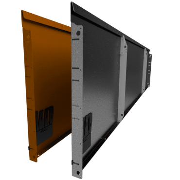 Rigidline 560 x 2200 mm Corten
