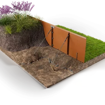 Rigidline 560 x 2200 mm Corten
