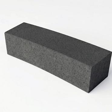 Oud hollands zitelement gebogen 200x60x47 carbon (radius 10 gr)