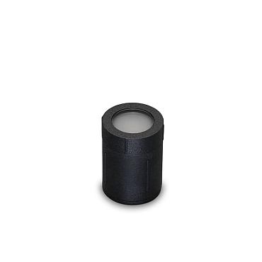 Beira rond zwart grondspot | warmwit | 3,5 watt 12 volt