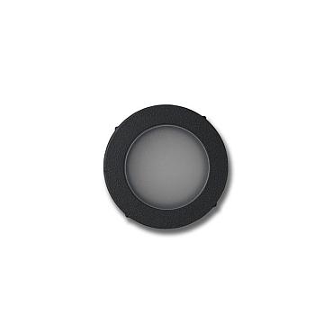 Beira rond zwart grondspot | warmwit | 3,5 watt 12 volt