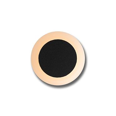 Monte rondom zwart grondspot | warmwit | 0,5 watt 12 volt