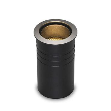 Pego rond zwart grondspot | warmwit | 7 watt 12 volt