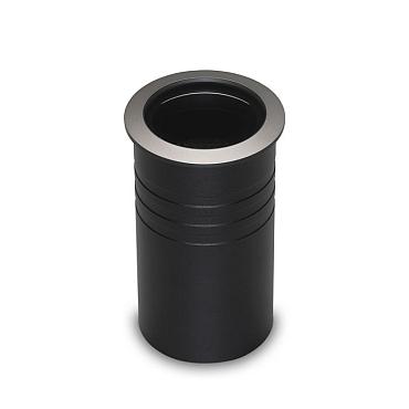 Pego rond zwart grondspot | warmwit | 7 watt 12 volt