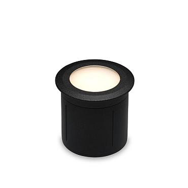 Cepos ring zwart grondspot | warmwit | 1,2 watt 12 volt