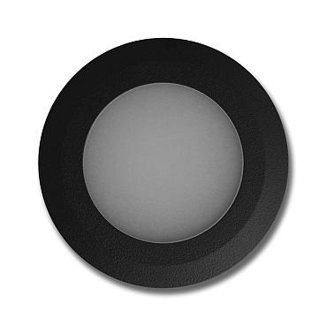 Cepos ring zwart grondspot | warmwit | 1,2 watt 12 volt