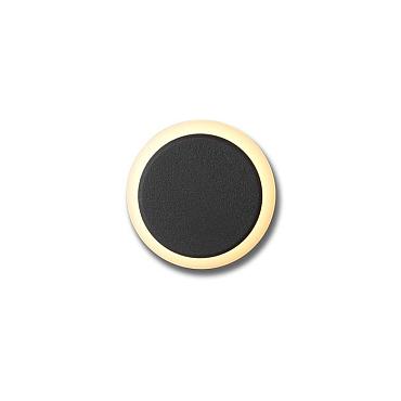 Cuba rondom  zwart grondspot | warmwit | 0,2 watt 12 volt