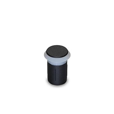 Cuba rondom  zwart grondspot | warmwit | 0,2 watt 12 volt