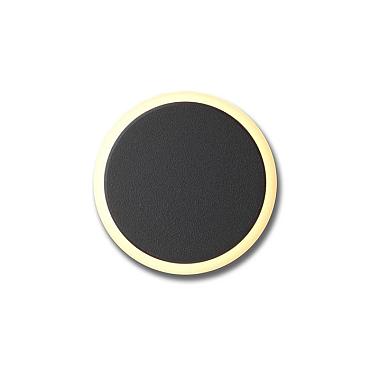 Colos rondom  zwart grondspot | warmwit | 0,5 watt 12 volt