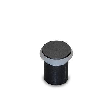 Colos rondom  zwart grondspot | warmwit | 0,5 watt 12 volt