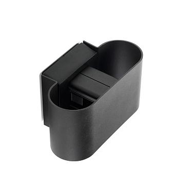 Corvo ovaal zwart | up & down | warmwit | dimbaar 12 volt