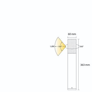 Lapas middel grootstaande lamp | warmwit | 4 watt | dimbaar 12 volt
