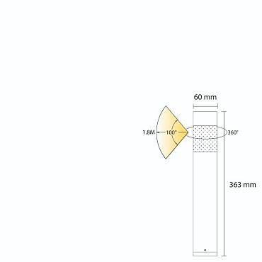 Vela middel groot staande lamp | warmwit | 4 watt | dimbaar 12 volt