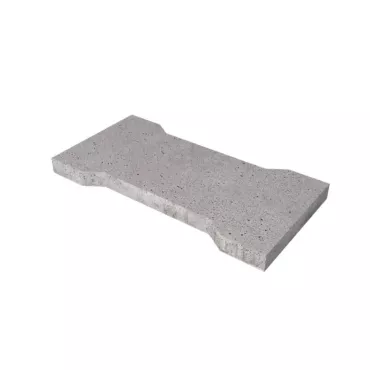 Oud hollands eco-tegel lang 100x50x7 cm grijs
