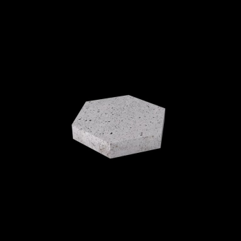 Oud hollandse tegel hexagon (6-kant) 37.5x37.5x7 cm grijs