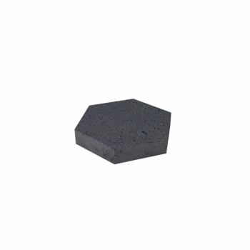 Oud hollandse tegel hexagon (6-kant) 37.5x37.5x7 cm antraciet