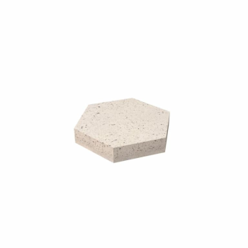 Oud hollandse tegel hexagon (6-kant) 37.5x37.5x7 cm creme