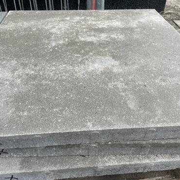 Terrastegel 60x60x4 cm (Type 2) =kleurafwijking -X- (Bruin, met iets grijs)