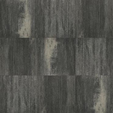 Terrastegel+ 60x60x4 cm grijs/zwart