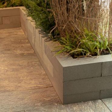 Linia strak excellence 12x12x60 cm gris