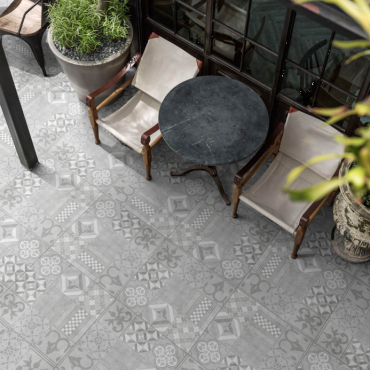 Geoceramica® 60x60x4 mosaik evoque grey