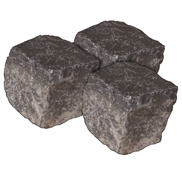 Kinderkop basalt 8x11cm bb