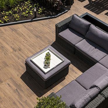 Keram2 woodlook mahony 40x120x2cm
