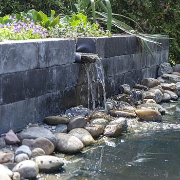 Blockstone black 15x15x60cm