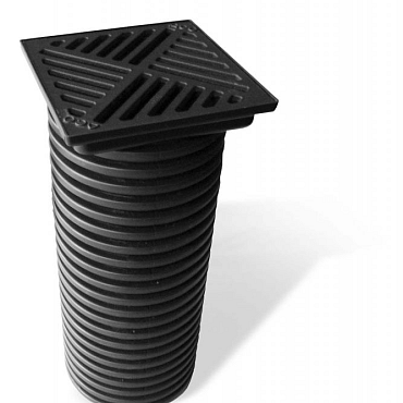 Aco infiltratieput 26,4x26,4x58cm +gietijzeren rooster