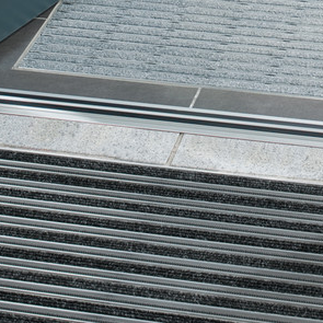 Aco Mat schoonloop 75x50x2 cm alum tapijt antra