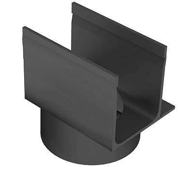 Aco slimline onderuitloop 80mm excentr.