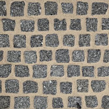 Kinderkop portugees graniet grijs 9x11cm bb