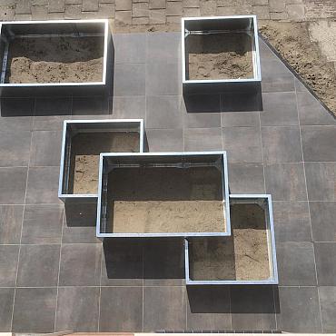 Fixed Height Line hoogte 560 mm paneel 600 mm Corten