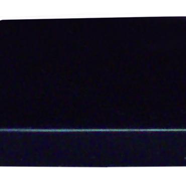 Paalmuts 37x37 zwart gecoat