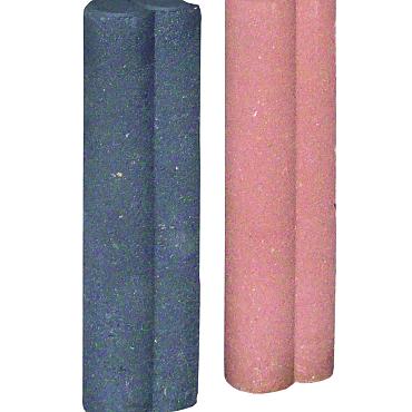 Duo-pallisaden 6x40 bruin