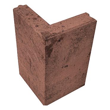 Opsluitband hoekstuk 7x40cm Roestbruin
