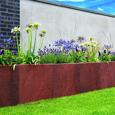 L element 40x30x50 roestbruin (hxdxb)